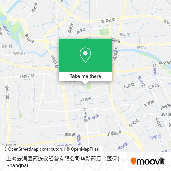 上海云湖医药连锁经营有限公司华新药店（医保） map