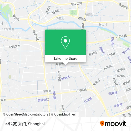 华腾苑-东门 map