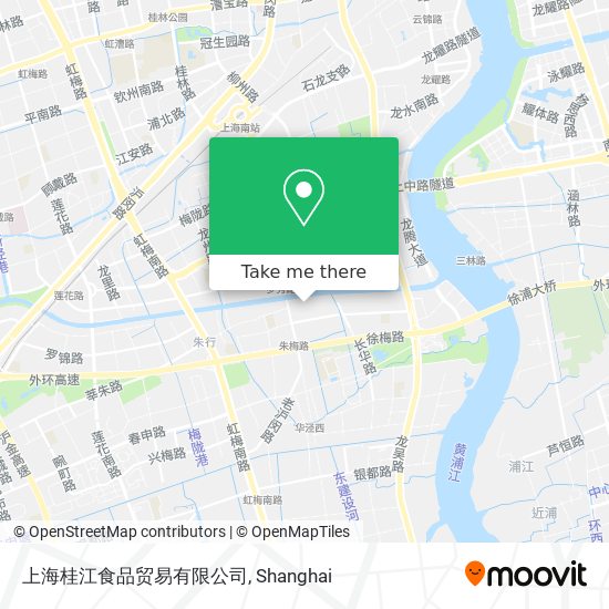 上海桂江食品贸易有限公司 map