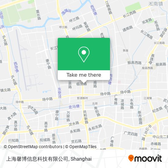 上海馨博信息科技有限公司 map
