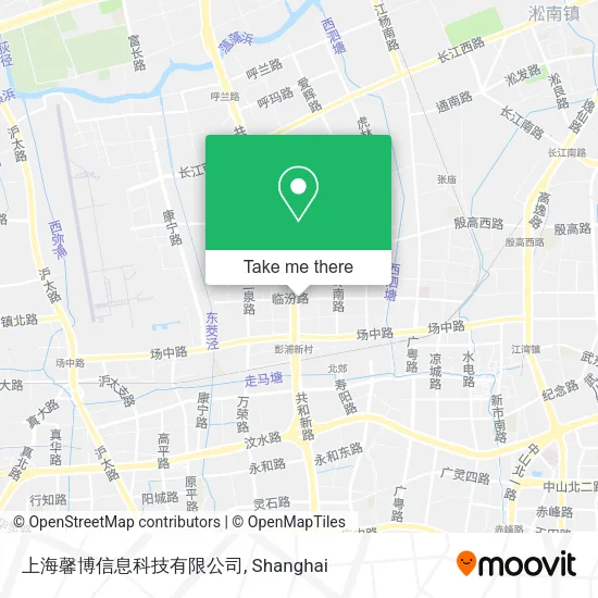 上海馨博信息科技有限公司 map