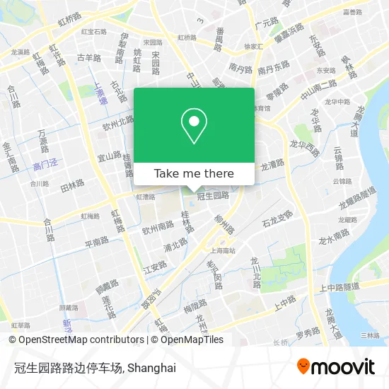 冠生园路路边停车场 map