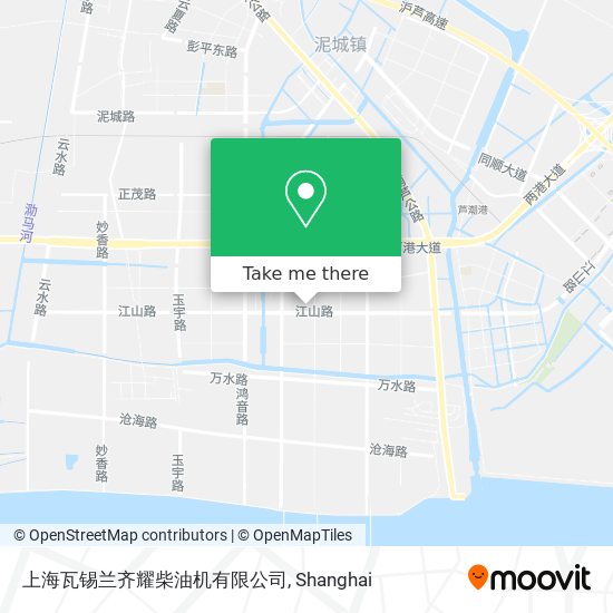 上海瓦锡兰齐耀柴油机有限公司 map
