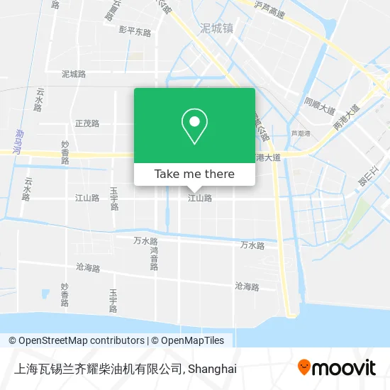 上海瓦锡兰齐耀柴油机有限公司 map