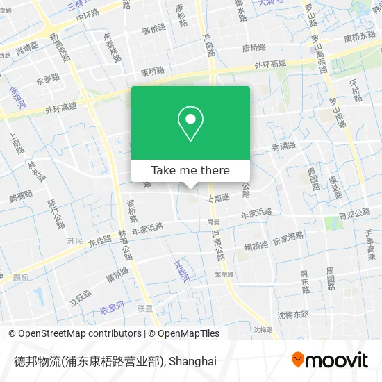 德邦物流(浦东康梧路营业部) map