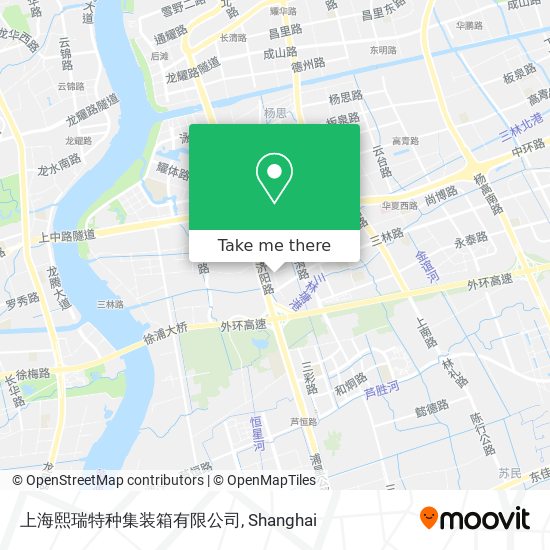 上海熙瑞特种集装箱有限公司 map