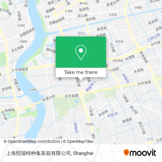 上海熙瑞特种集装箱有限公司 map