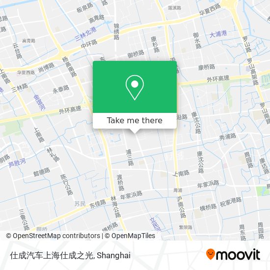 仕成汽车上海仕成之光 map