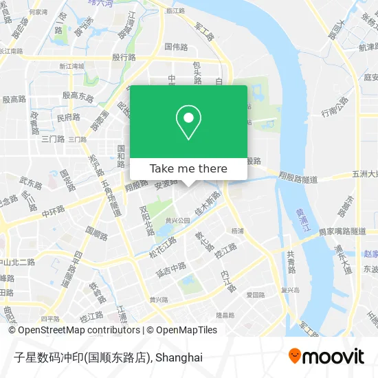 子星数码冲印(国顺东路店) map