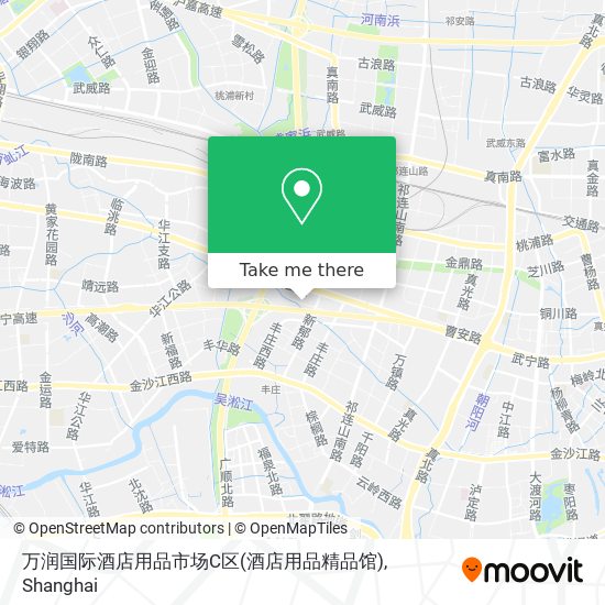 万润国际酒店用品市场C区(酒店用品精品馆) map