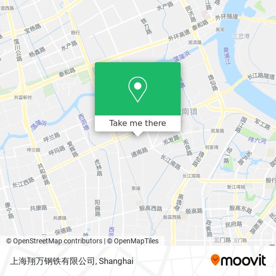 上海翔万钢铁有限公司 map