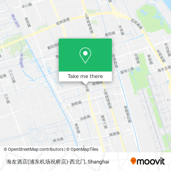 海友酒店(浦东机场祝桥店)-西北门 map