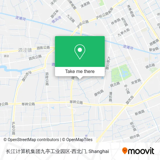 长江计算机集团九亭工业园区-西北门 map
