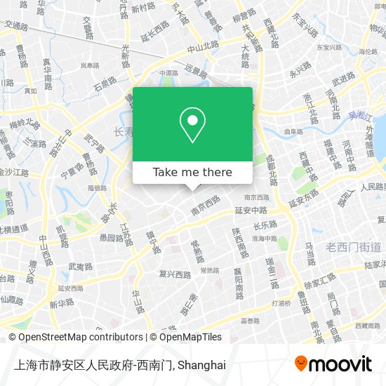 上海市静安区人民政府-西南门 map