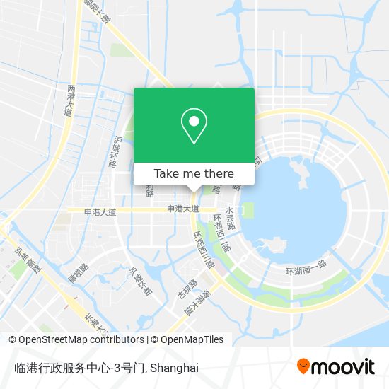临港行政服务中心-3号门 map