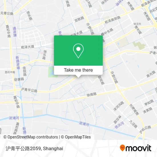 沪青平公路2059 map