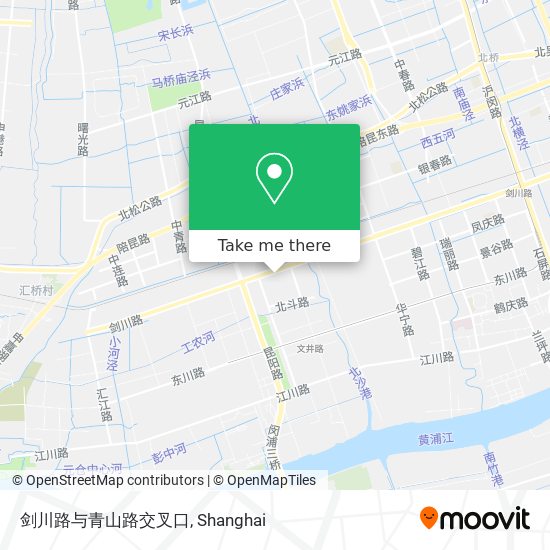 剑川路与青山路交叉口 map
