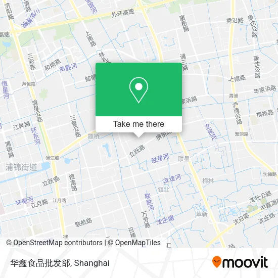 华鑫食品批发部 map