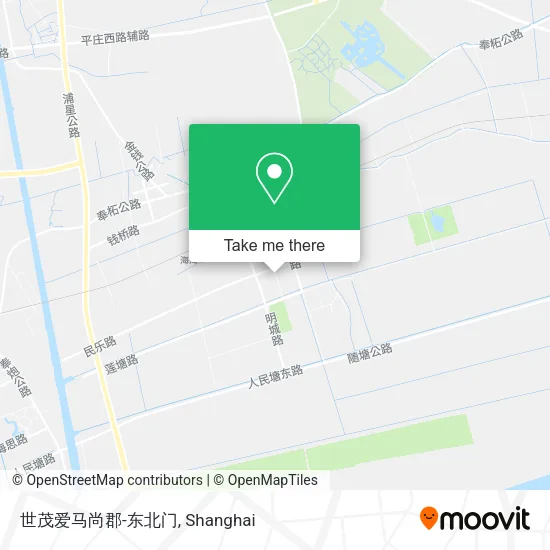 世茂爱马尚郡-东北门 map