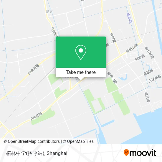 柘林中学(招呼站) map