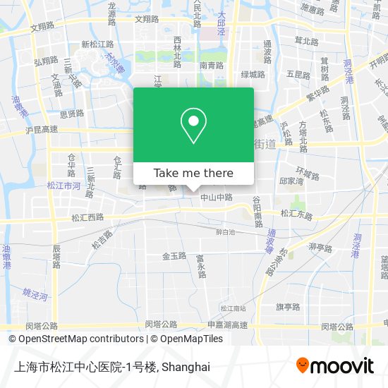 上海市松江中心医院-1号楼 map