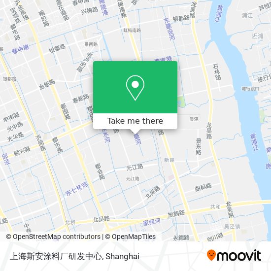 上海斯安涂料厂研发中心 map