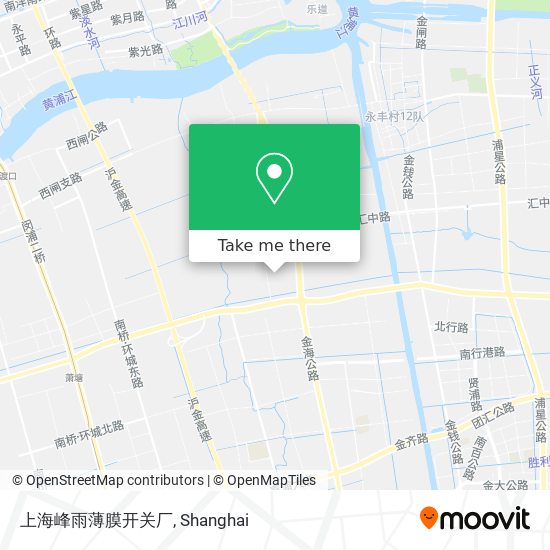 上海峰雨薄膜开关厂 map