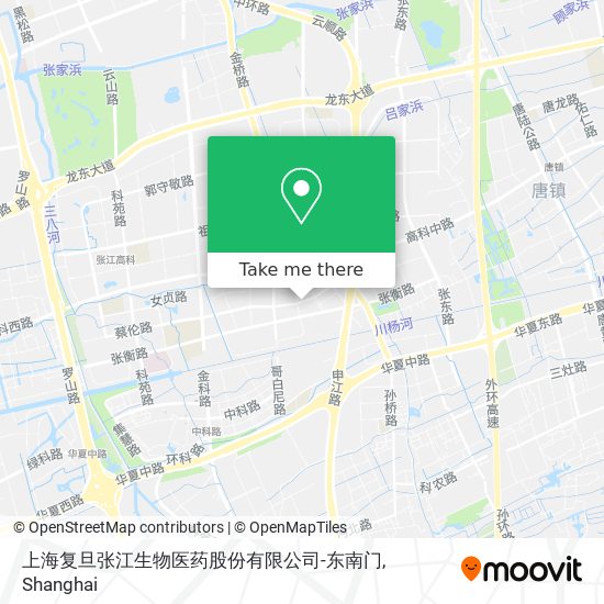 上海复旦张江生物医药股份有限公司-东南门 map