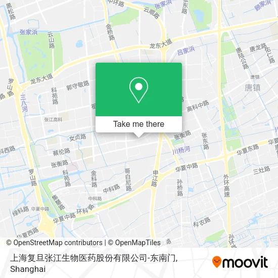 上海复旦张江生物医药股份有限公司-东南门 map