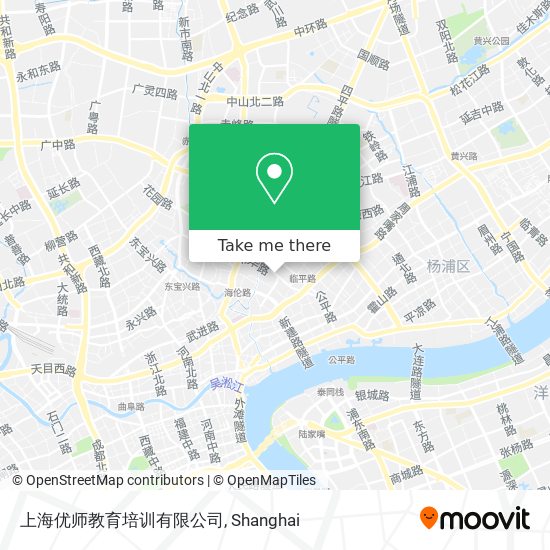 上海优师教育培训有限公司 map