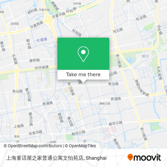 上海童话屋之家普通公寓文怡苑店 map