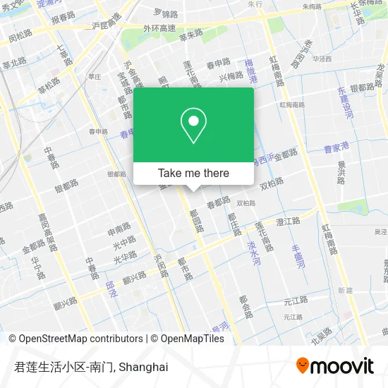 君莲生活小区-南门 map