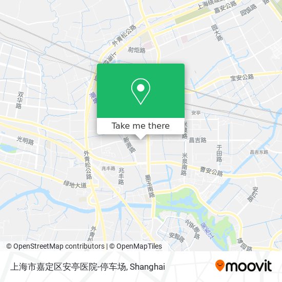 上海市嘉定区安亭医院-停车场 map