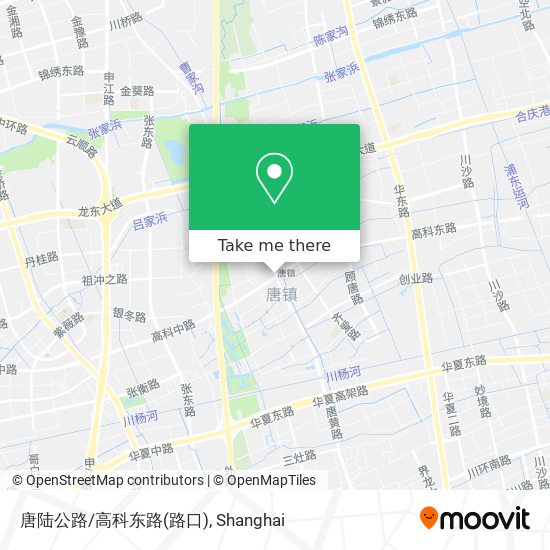 唐陆公路/高科东路(路口) map