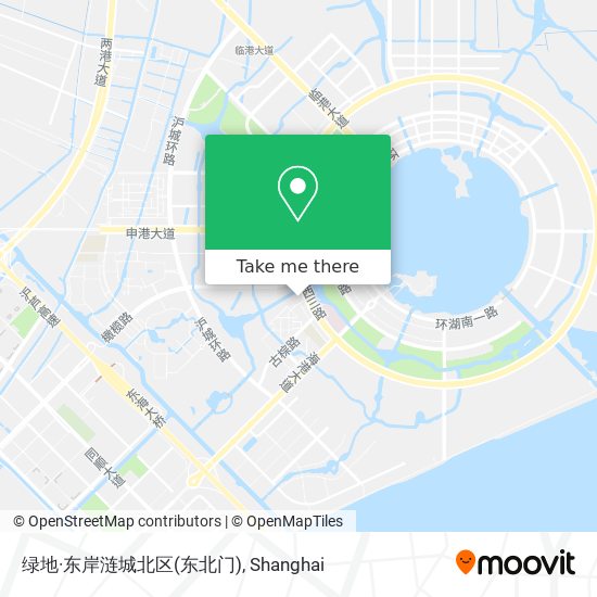 绿地·东岸涟城北区(东北门) map