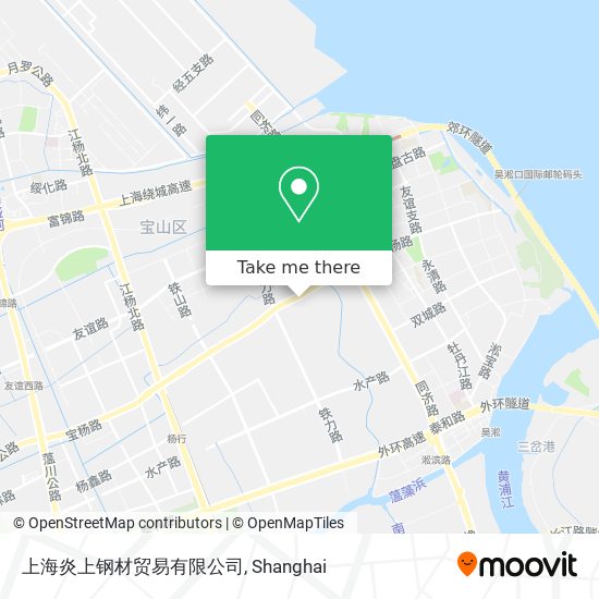 上海炎上钢材贸易有限公司 map