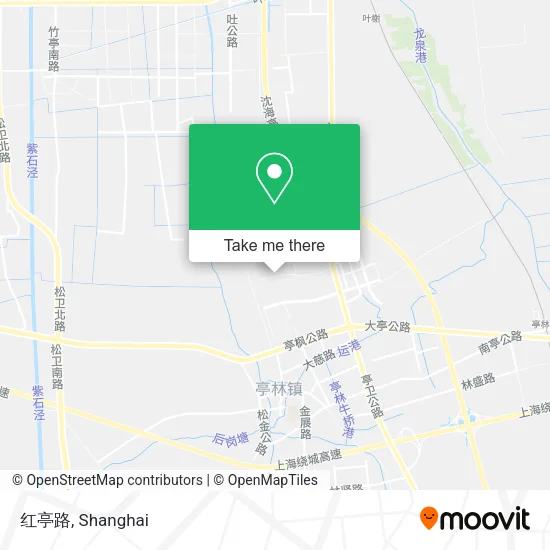 红亭路 map