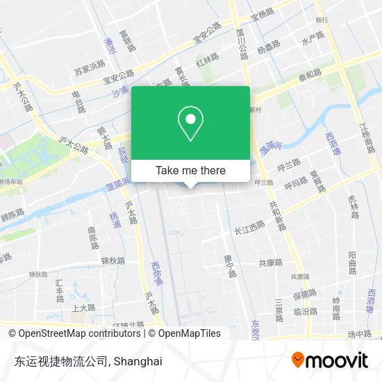 东运视捷物流公司 map