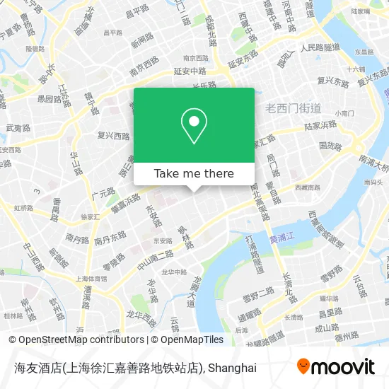 海友酒店(上海徐汇嘉善路地铁站店) map