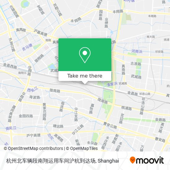 杭州北车辆段南翔运用车间沪杭到达场 map