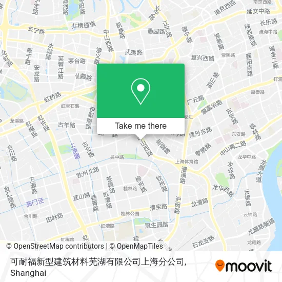 可耐福新型建筑材料芜湖有限公司上海分公司 map