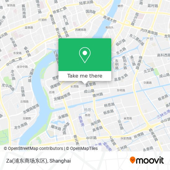Za(浦东商场东区) map