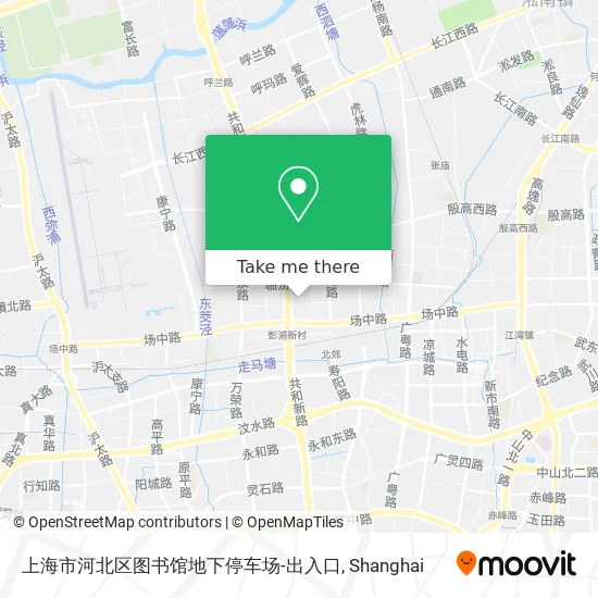 上海市河北区图书馆地下停车场-出入口 map