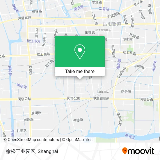 榆松工业园区 map