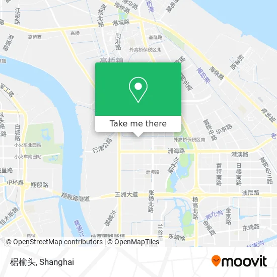 椐榆头 map