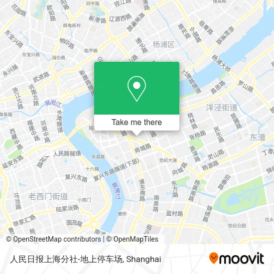 人民日报上海分社-地上停车场 map