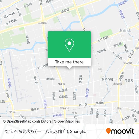 红宝石东北大板(一二八纪念路店) map