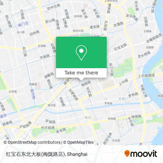 红宝石东北大板(梅陇路店) map