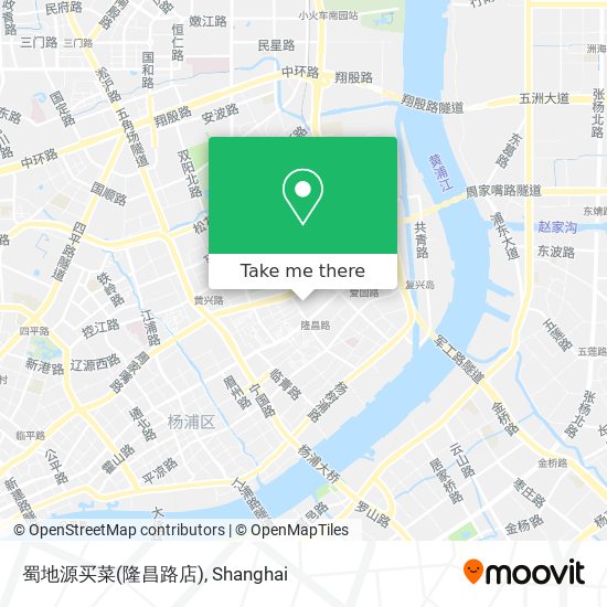 蜀地源买菜(隆昌路店) map