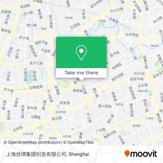 上海丝绸集团织造有限公司 map